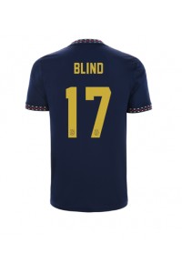 Ajax Daley Blind #17 Fotballdrakt Borte Klær 2022-23 Korte ermer